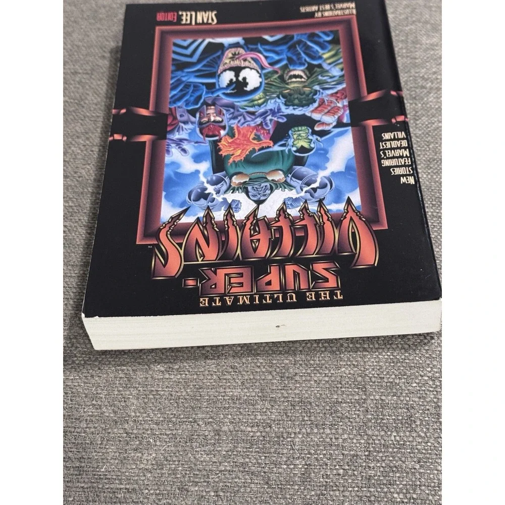 The Ultimate Super Villains Stan Lee 1996 Trade Paperback Boulevard Book VINTAGE